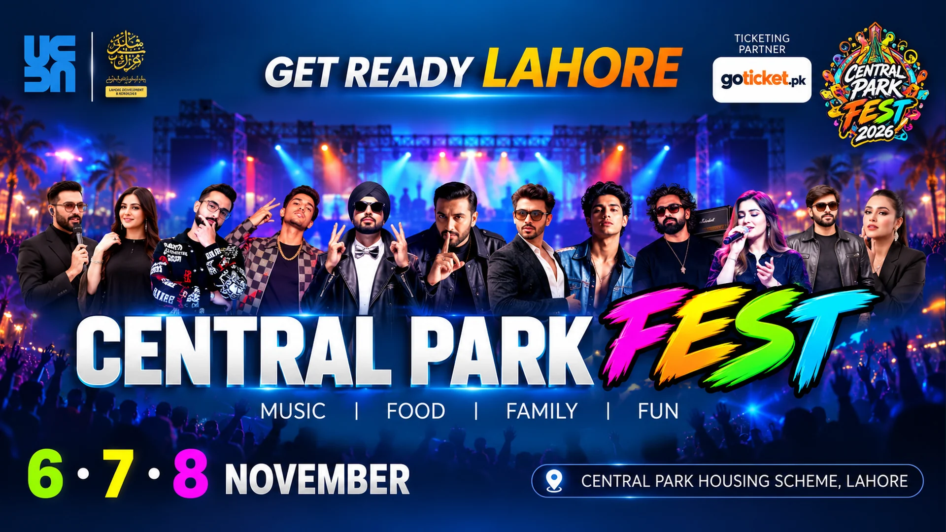 Central Park Fest 2026 event poster