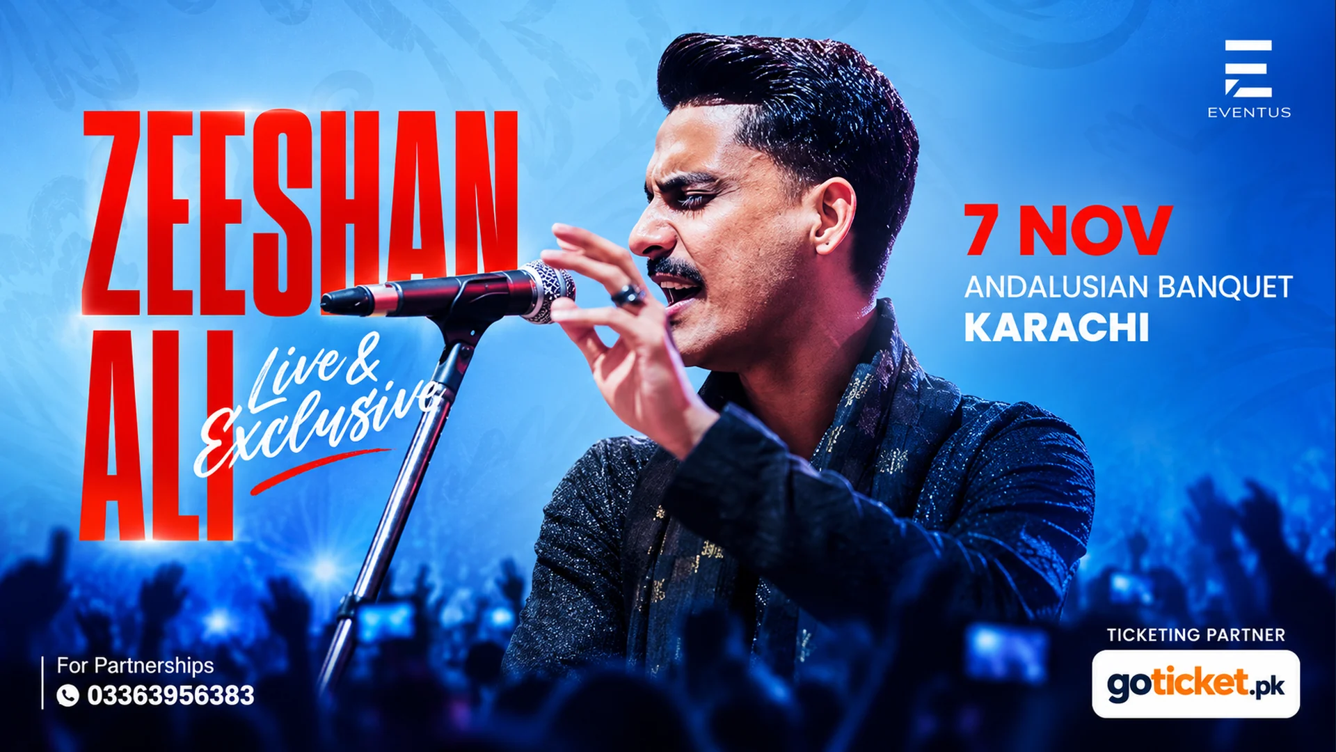 Zeeshan Ali - Live & Exclusive (Karachi) event poster