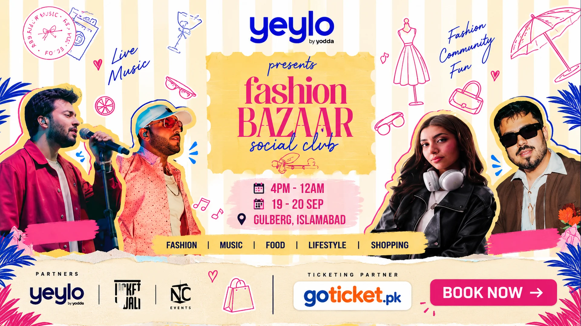 Mashion Bazaar Social Club | Yeylo by JazzCash event poster