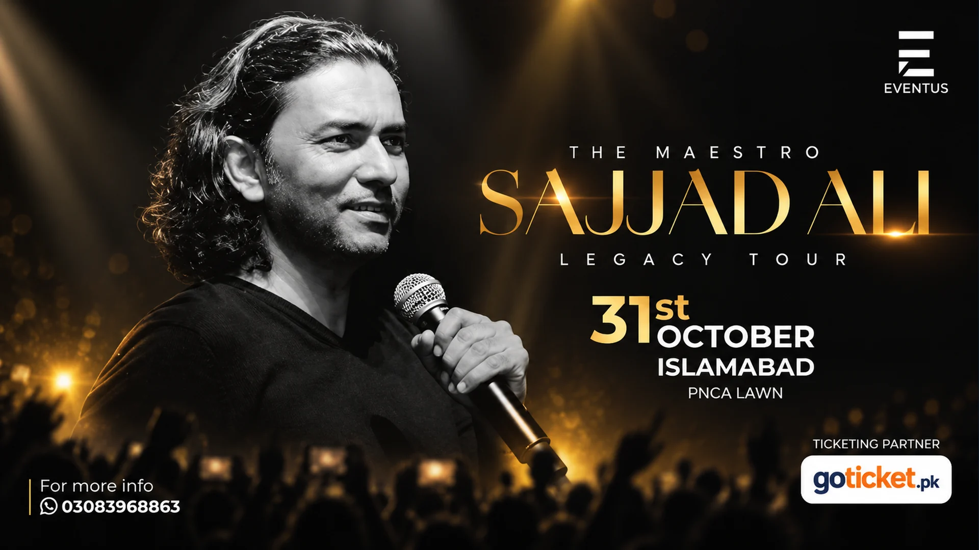 The Legacy Tour - Sajjad Ali (Islamabad) event poster